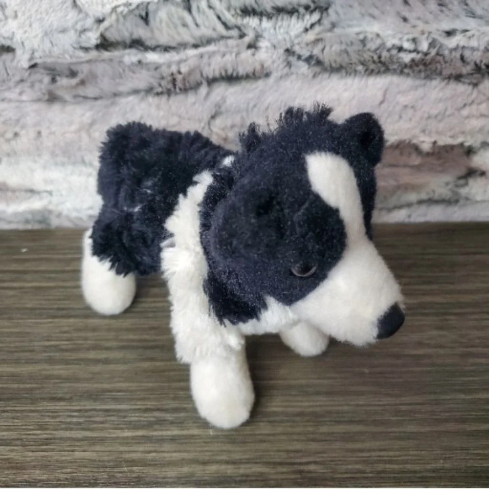 Wedgewood Pharmacy Logo‎ Border Collie Advertising Plush Stuffed Dog 7 Inches